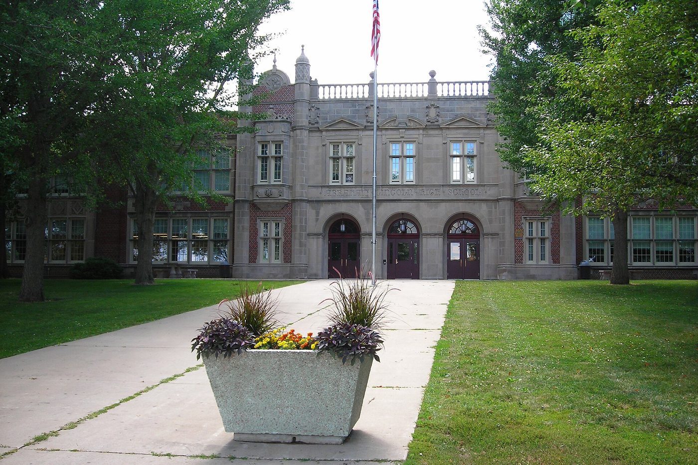 Abraham Lincoln High School, the south side's high school in Des Moines